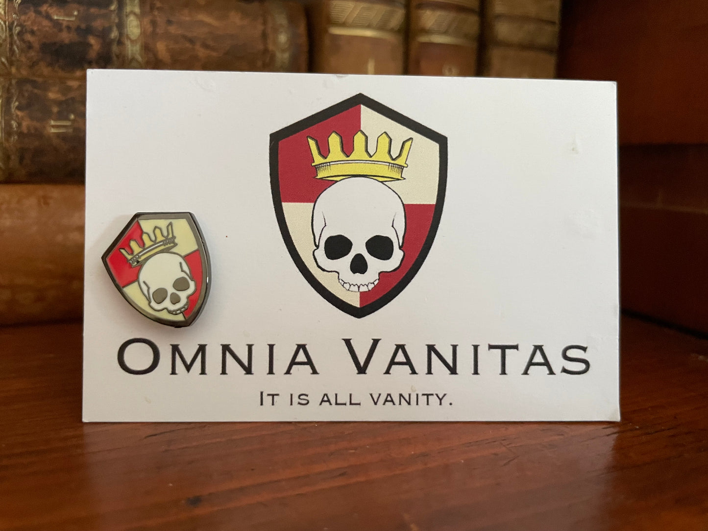 Omnia Vanitas Pin