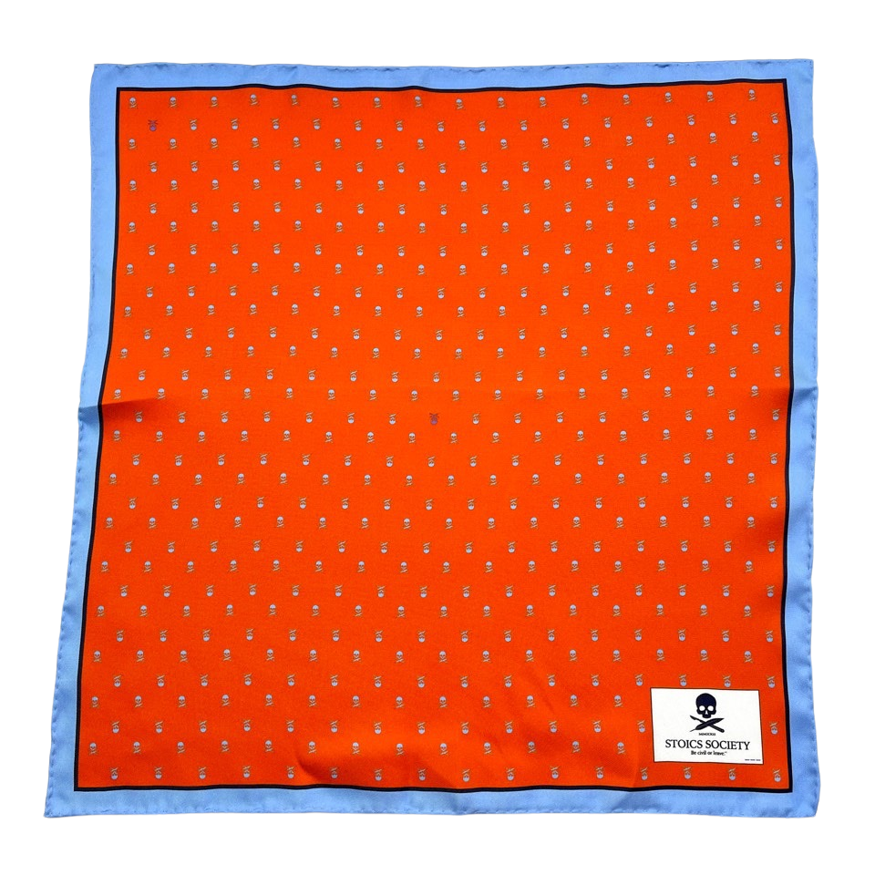 Pocket Square- Orange/CapeCod