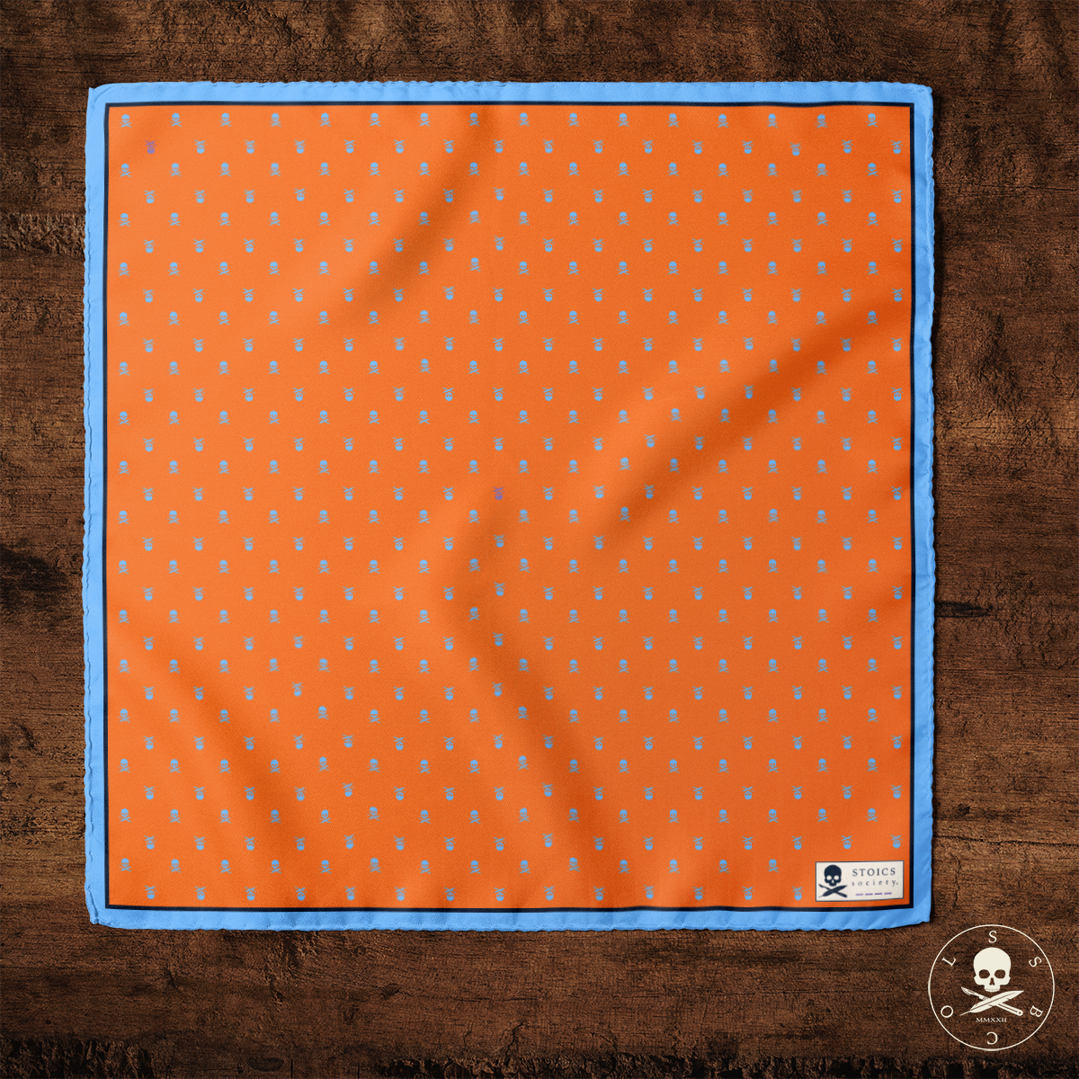 Pocket Square- Orange/CapeCod